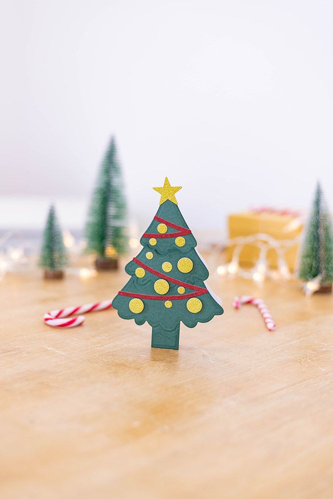 Gemini - Create-a-Card - Message Reveal Dies - Christmas Tree