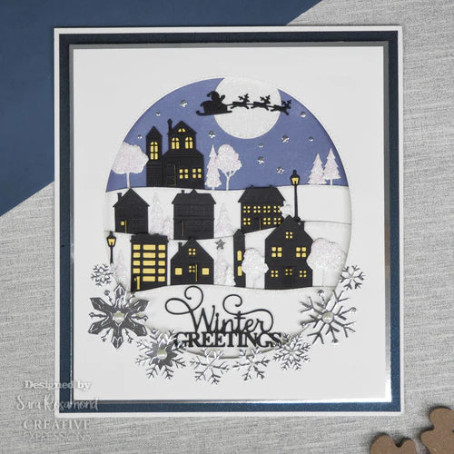 Creative Expressions Sue Wilson Festive Snowflake Panel Craft Die Vie